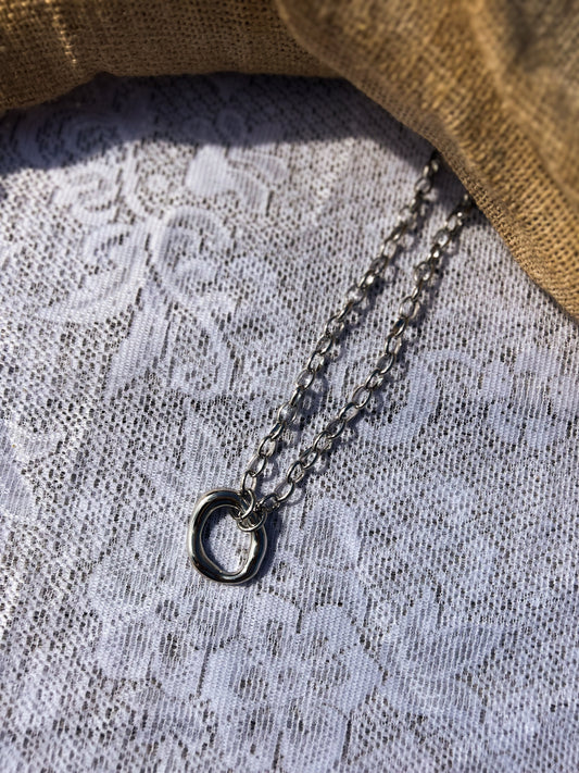 The Iowa Necklace (silver)