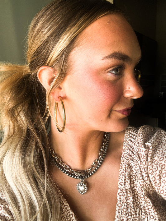 Large Gold Hoops